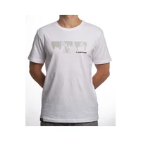 GEPIDA STREET BÍLÉ TRIČKO