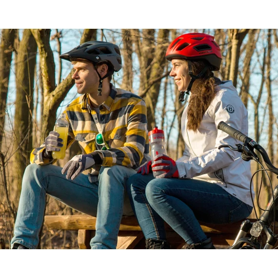 GEPIDA LÁHEV 800ML ŠEDÁ/ČERVENÁ