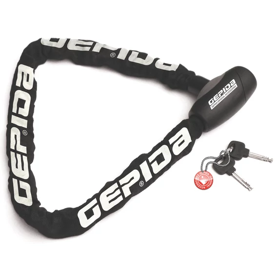 GEPIDA ŘETĚZOVÝ ZÁMEK ČERNÝ