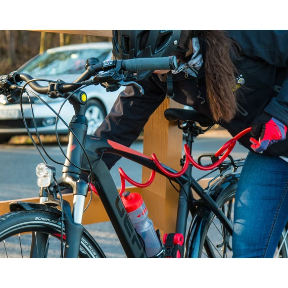 GEPIDA SPIRÁLOVÝ ZÁMEK ČERVENÝ