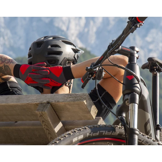 GEPIDA MTB RUKAVICE ČERVENÁ L