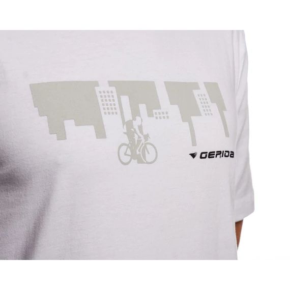 GEPIDA STREET BÍLÉ TRIČKO