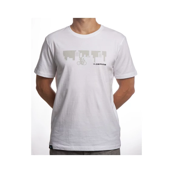 GEPIDA STREET BÍLÉ TRIČKO